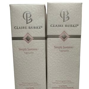 Claire Burke Simply Jasmine 2 Vapourri Home Fragrance NIB